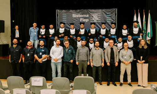 Formatura da 1ª turma de Eletromecânica da Tradição
